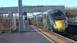 Severn Tunnel Junction train station train going to Swansea [upl. by Verlie]