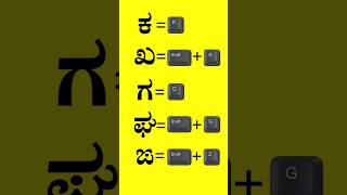 Kannada Typing Nudi shortcut key Nudi Typing kannadatyping Nudityping Nudikannada [upl. by Toma]