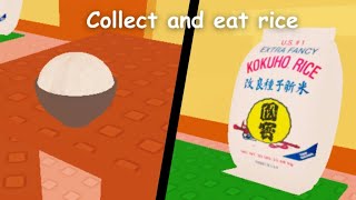 Need more rice gameplay in roblox [upl. by Ellehcar]