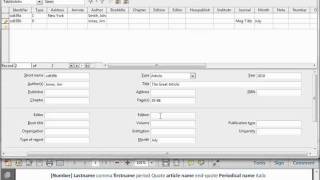 LibreOfficeWriter 39 the Bibliography Database [upl. by Johnston968]