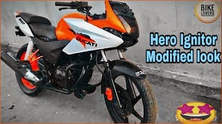 Hero Ignitor Modified look  Ignitor Bike Full Modified  Bike Lovers [upl. by Bettye]