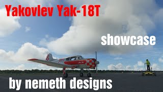 Microsoft Flight simulator 2020 Featuring the Yakovlev Yak18T by nemeth designs [upl. by Iinden460]