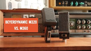 The Beyer M320 Vs M360 Vintage Microphones [upl. by Mathilde]