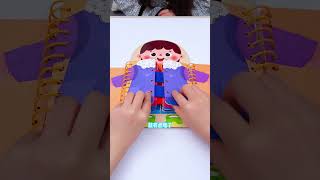 Childrens multilayer dressing busy board educational toys Childrens busy board Multilayer dr [upl. by Merilyn]