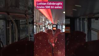 Lothian Edinbrughs ADL Enviro 500 Triaxles  edinburgh bus [upl. by Laurent]