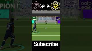 Inter Miami vs Columbia penalty shootout 🥶 messy score twice⚡ messy free kick [upl. by Berthoud]