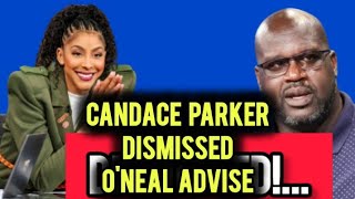 Candace Parker SHUTS DOWN Shaquille ONeals Advice with Harsh Reality Check About Her Career [upl. by Yrohcaz]