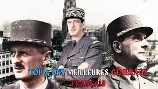 TOP 5 DES MEILLEURES GÉNÉRAUX FRANÇAIS [upl. by Trahurn807]