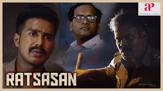 Ratsasan Movie Scenes  Vishnu Vishal learns Trishala has a twin sister  Kaali Venkat [upl. by Ahsaetal]