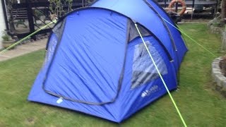 Eurohike 3 person Deluxe Tent  Review [upl. by Aile523]