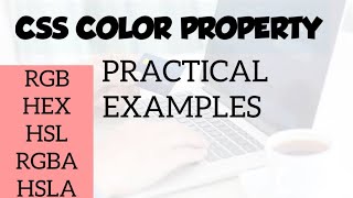 WHAT IS RGBARGBHSL AND HSLA IN CSS CSS Colors With Simple ExampleClever Learning [upl. by Hermione]