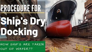 Dry Docking a Ship drydocking shiprepair maritime [upl. by Odelet638]