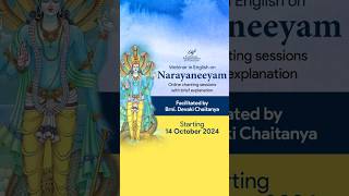 Narayaneeyam Chanting Webinar A Journey of Bhakti Surrender amp Divine Grace [upl. by Aicilav]