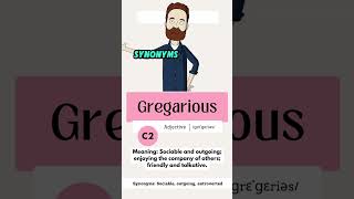 how to pronounce Gregarious gregarious [upl. by Sokim]