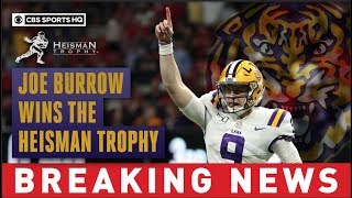 2019 Heisman Trophy winner QB Joe Burrow captures LSUs first Heisman since 1959  CBS Sports HQ [upl. by Benil780]