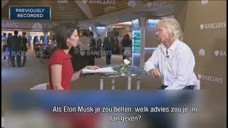 Richard Branson weet waar het aan schort bij Elon Musk • Z60 [upl. by Noiemad399]