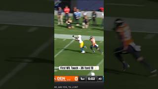 Chargers Rookie RB Kimani Vidal Scores 38Yard Touchdown on First NFL Touch ⚡️ football [upl. by Erlinna]