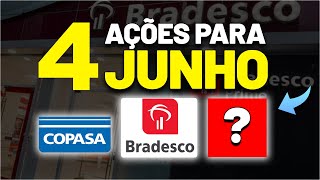 DIVIDENDO INTELIGENTE PARA JUNHO  MELHORES AÇÕES DE DIVIDENDOS ABCB4 BBDC4 ou BBDC3 CSMG3 ODPV3 [upl. by Phipps]