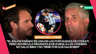 ARGENTINA 10 PERÚ UNA DERROTA que ubica a la BLANQUIRROJA en ÚLTIMO LUGAR  AL ÁNGULO ⚽🥅 [upl. by Aseral]