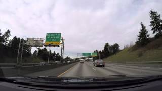 Seattle Downtown to Lynnwood Time Lapse [upl. by Atinnor]