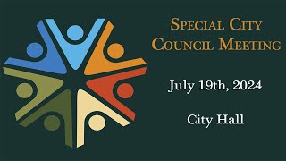 City of Tahlequah  Special City Council Meeting 19 JULY 2024 [upl. by Trellas]