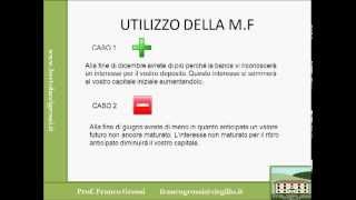 MATEMATICA FINANZIARIA LEZIONE 1 [upl. by Goar]