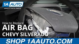 How to Replace Airbag 0713 Chevy Silverado [upl. by Squire]