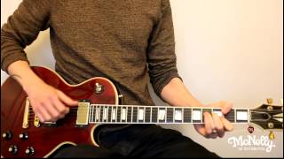 McNelly Cornucopia Humbucker Pickups in a Vintage Les Paul  Quiet amp Clean [upl. by Aneleasor]