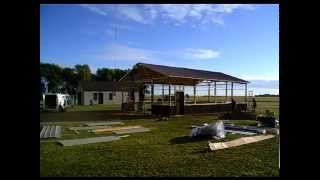 Pole Barn Construction  Hansen Buildings 30 x 40 Custom Pole Building [upl. by Thurston]