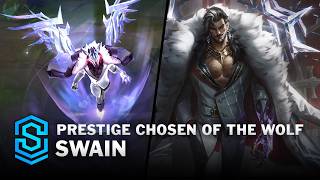 Prestige Chosen of the Wolf Swain Skin Spotlight  PreRelease  PBE Preview  League of Legends [upl. by Alrak]