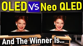 LG OLED vs Samsung Neo QLED Mini LED TV Comparison [upl. by Uhayile]