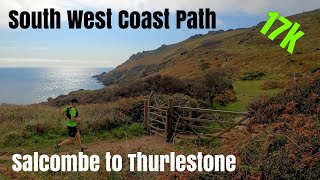 South West Coast Path Run Salcombe to Thurlestone [upl. by Mcclenaghan]