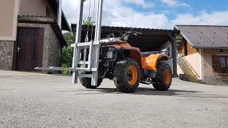 ATV Forklift DIY [upl. by Aihsenyt831]