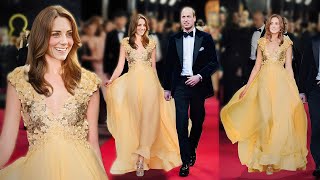 Catherine Obsessed Fans In Most Stunning Yellow Outfits As She Wows At Glamorous Style [upl. by Sirrom472]