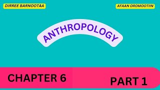 Anthropology Chapter 6 Part 1 Indigenous and Local Governanc in Afaan Oromoo [upl. by Bryce93]