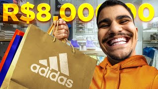 COMPRANDO TUDO QUE EU QUISER NA LOJA DA ADIDAS  Olimpíadas 1 [upl. by Aicirtel]