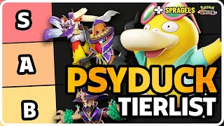 NEW Psyduck Pokemon Unite TIER LIST Solo Queue Tier List [upl. by Hintze]