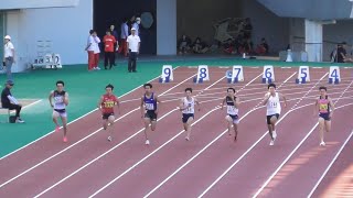 【中川穂泉選手】20240518長崎県選手権 男子100m準決勝3組 [upl. by Ripp]