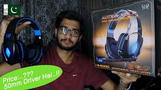 Kotion Each G4000 50mm Driver Budget Gaming Headset Under 3000 In Pakistan  G9000 vs G2000 vs G4000 [upl. by Jara]