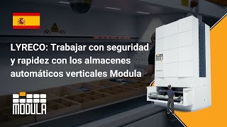 LYRECO Trabajar con seguridad y rapidez con los almacenes automáticos verticales Modula [upl. by Llert]