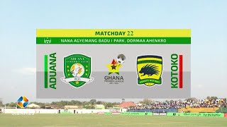 ADUANA STARS VS ASANTE KOTOKO  GPL WEEK 22  LIVE COMMENTARY [upl. by Nett768]