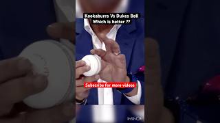 Kookaburra vs Dukes Ball  Which is better  kookaburra cricketball cricketshorts viralshorts [upl. by Boothe382]