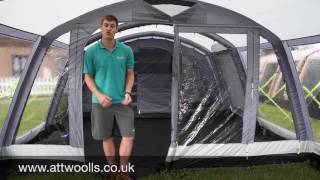 Kampa Croyde 6 Air Tent Review 2017 [upl. by Ioab339]