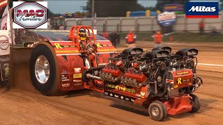 Pro Pulling League 2023 Super Modified Tractors presented by Mitas pulling at the Americas Pull [upl. by Liane]