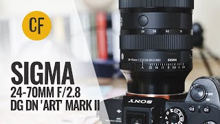 Sigma 2470mm f28 DG DN Art II lens review [upl. by Ettereve]