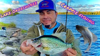 Lake Okeechobee crappie fishing  art scenery and videography  meeting some local speck fishermen [upl. by Winfield]