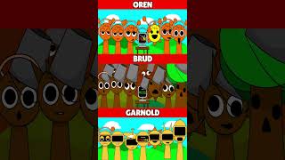 Incredibox Sprunki Oren VS Brud VS Garnold MIX VERSION [upl. by Dolley]