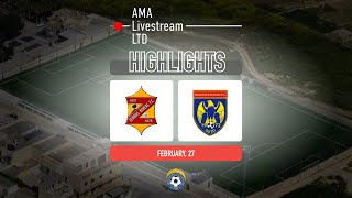 HIGHLIGHTS  Zebbug Rovers – Munxar Falcons  BOV GFA 2nd Division Cup  February 28 [upl. by Namrej]