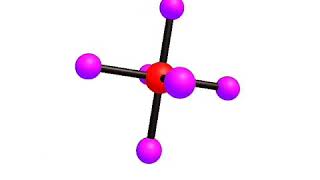 SF6  Sulphur Hexafluoride  3D structure  inorganic chemistrySulphur Moleculesball and stick [upl. by Barney]