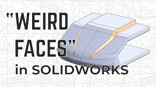 Weird Faces A beginners guide to surface modeling in SolidWorks [upl. by Merv622]